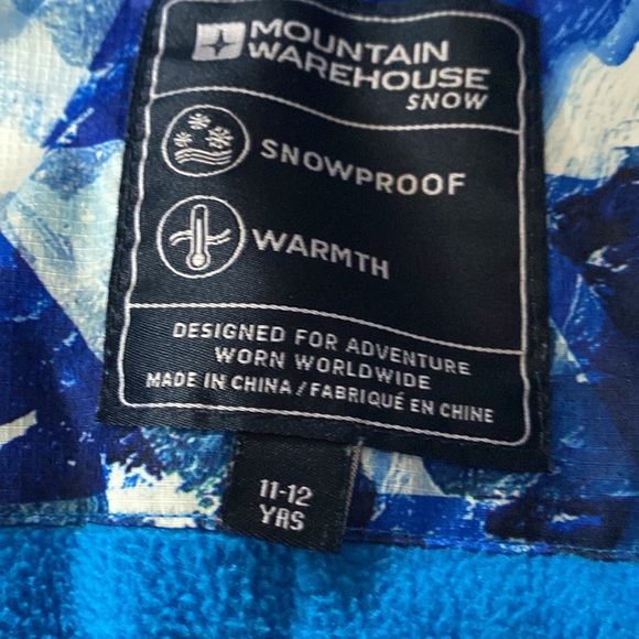 MOUNTAIN WAREHOUSE SNOW/SKI JACKET . BOYS SIZE 12 . - Picture 5 of 6